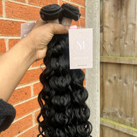 Italian curly virgin bundles